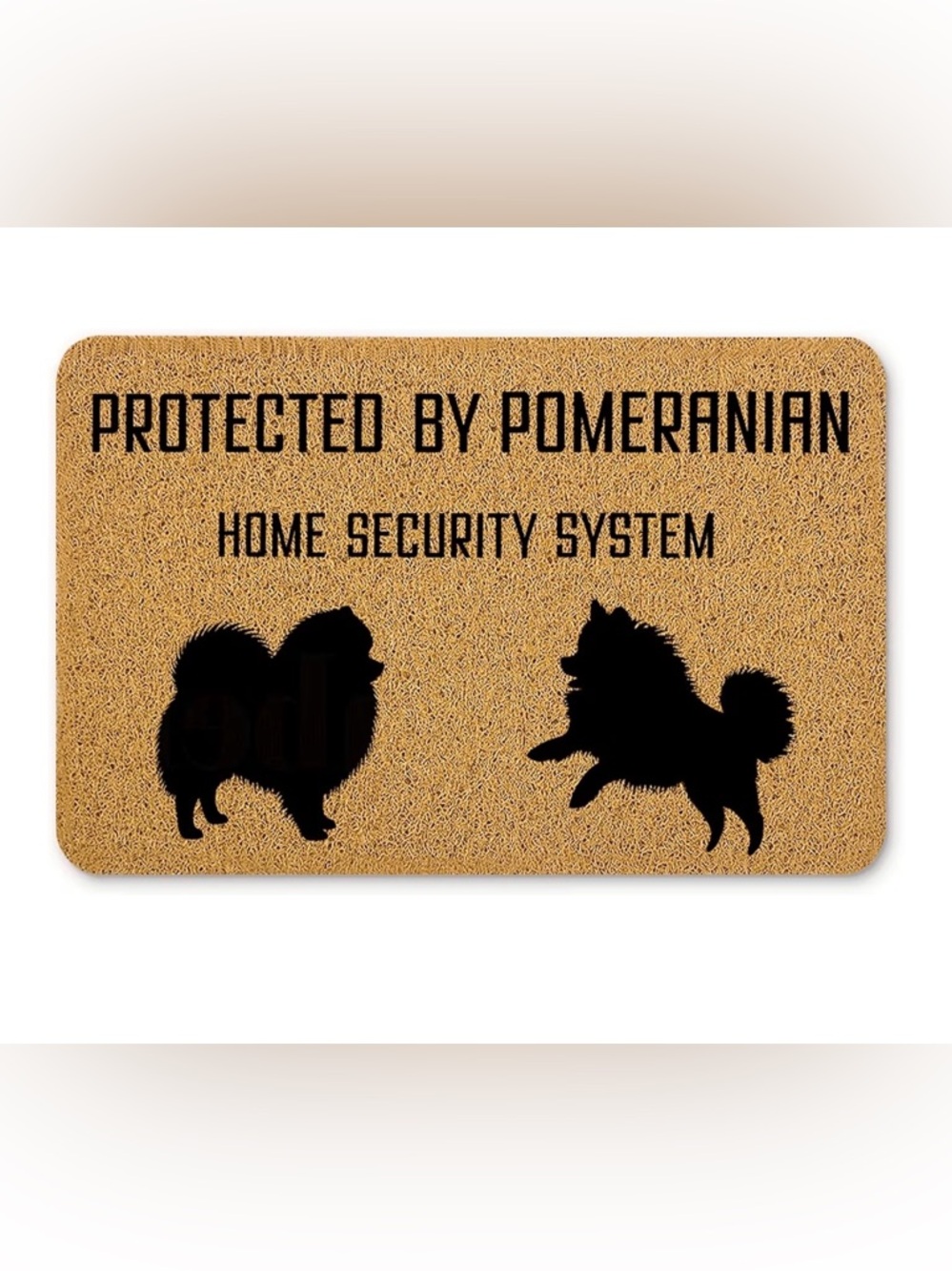 Pomeranian Welcome Mat for Front Door. 17 x 30”
BRAND NEW.